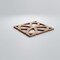 Ekena Millwork Extra Small Daventry Decorative Fretwork Wood Wall Panels, Red Oak, 7 3/8"W x 7 3/8"H x 3/8"T WALW08X08X0375DVNRO - alternate 4